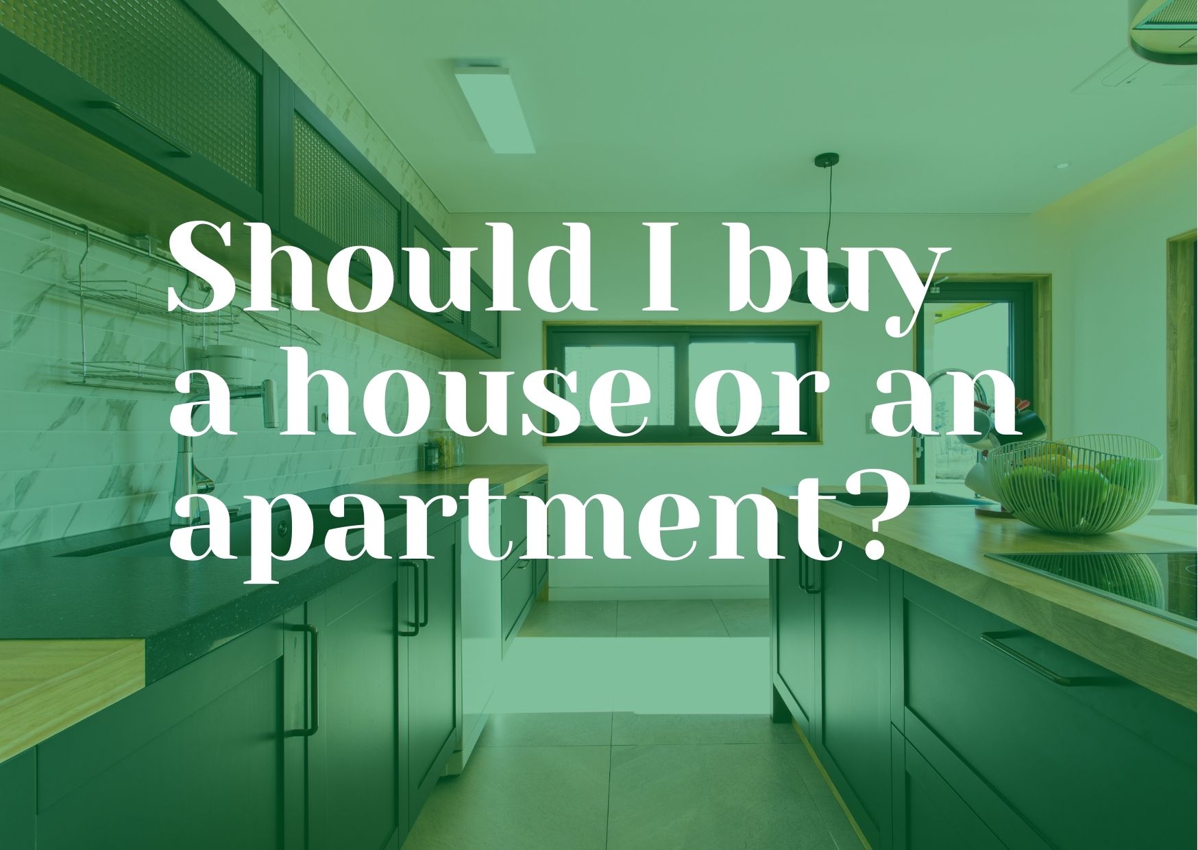 Should I Buy A House Or An Apartment/Condo?